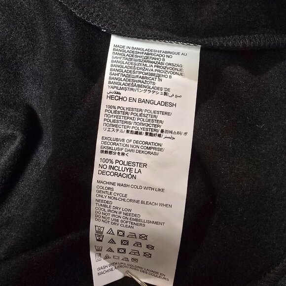 Utah Jazz Men's NBA Brand Pullover Polyester Hoodie Black Size XL NWT - Picture 7 of 7